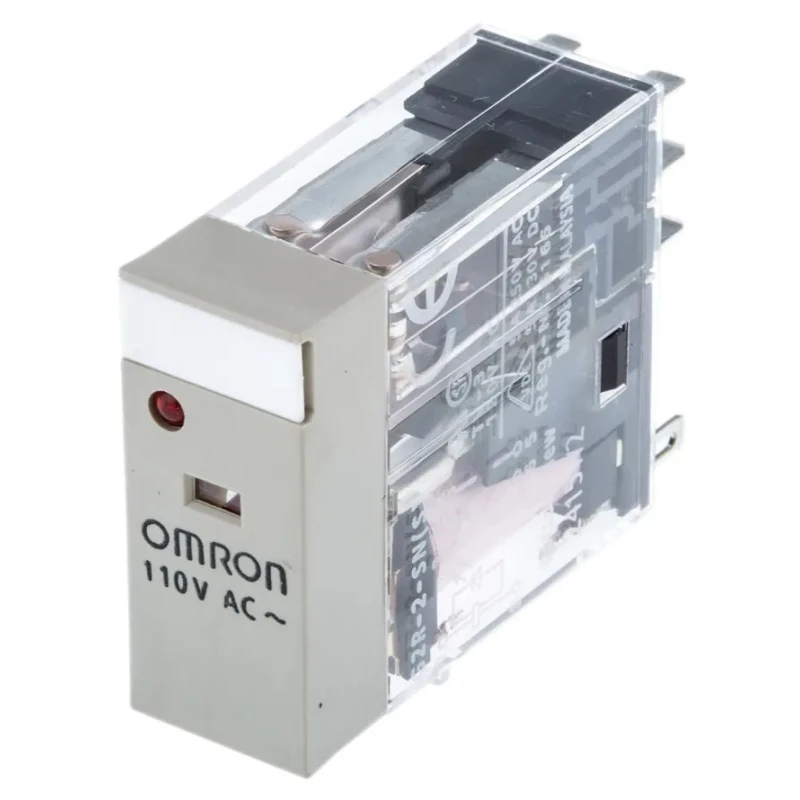 Omron Power Relay 110V AC Coil 5A Switching Current DPDT Plug-In Terminal G2R-2-SN 110VAC (S)