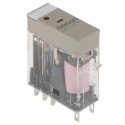 Omron Power Relay with 24V AC Coil Voltage, 5A Switching Current, DPDT Contact Configuration, Plug-In G2R-2-SN 24VAC (S)