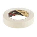 3M Scotch Masking Tape Beige Rubber Adhesive 24mm Width 50m Length Model 201E 201E 24mmx 50m