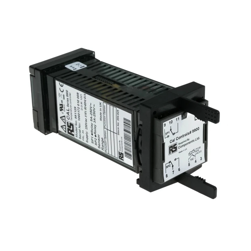 CAL PID Temperature Controller 2 Output Relay 230V AC, LED Display, IP54, 5A Maximum Current 991.12C