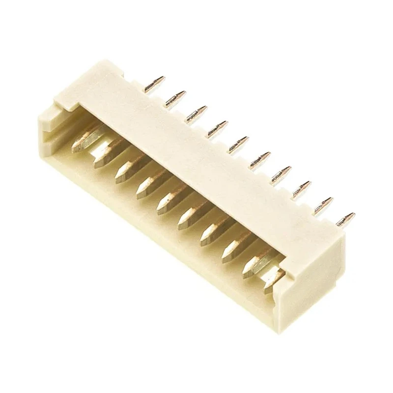 Molex PicoBlade Series PCB Header, 1.25mm Pitch, Through-Hole Mounting, 10 Contacts, Shrouded 53047-1010