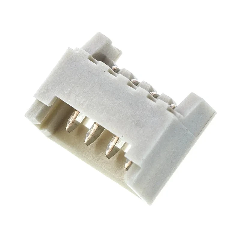 Molex PicoBlade Series Right Angle Through Hole PCB Header 4 Contact 1.25 mm Pitch 1 Row Shrouded 53048-0410