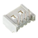 Molex PicoBlade Series Right Angle Through Hole PCB Header 4 Contact 1.25 mm Pitch 1 Row Shrouded 53048-0410