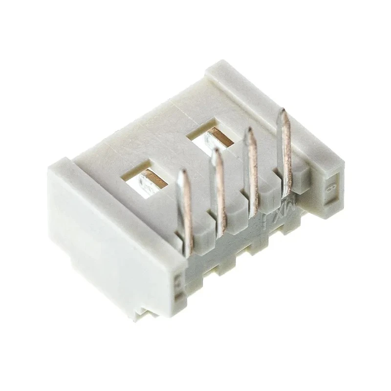 Molex PicoBlade Series Right Angle Through Hole PCB Header 4 Contact 1.25 mm Pitch 1 Row Shrouded 53048-0410