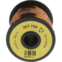 RS PRO Enamelled Copper Wire 1 mm Cross Section, 1.08 mm OD, 80 m Length 357-788