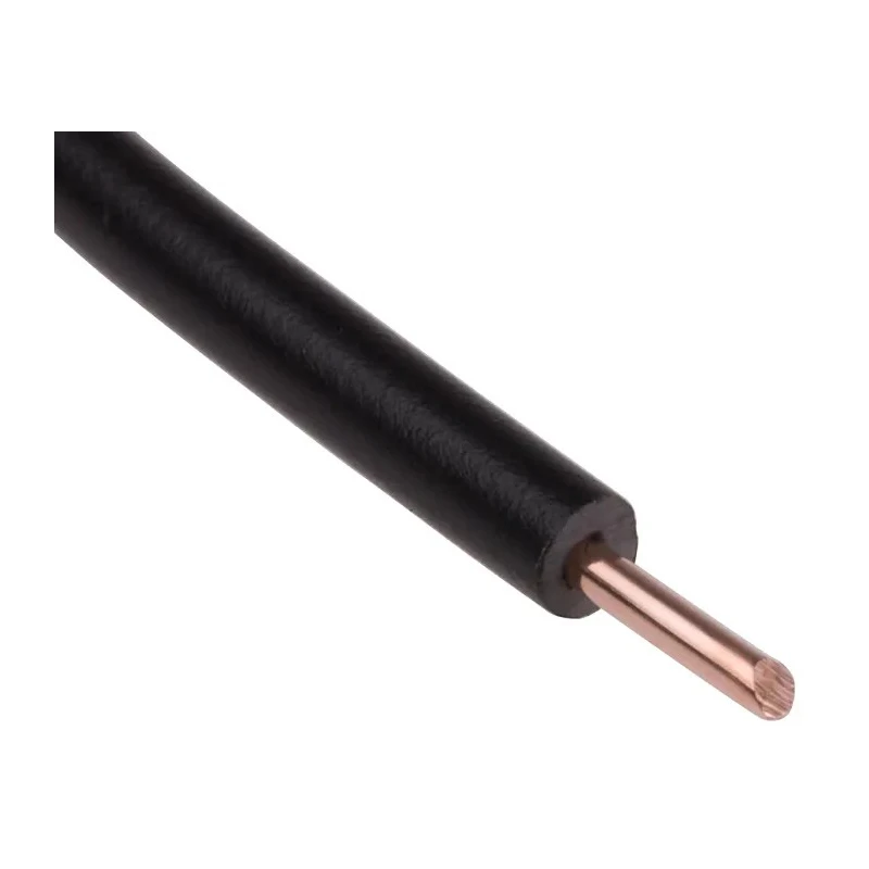 RS PRO Black Hook Up Wire 17 AWG Annealed Copper 100 m PVC Insulation 600 V 70°C 358-961