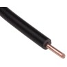 RS PRO Black Hook Up Wire 17 AWG Annealed Copper 100 m PVC Insulation 600 V 70°C 358-961