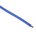 RS PRO 2491X Series Blue Hook Up Wire, 20 AWG, 16/0.2 mm Core Strands, 100 m Length, Polyvinyl Chloride Insulation 361-585