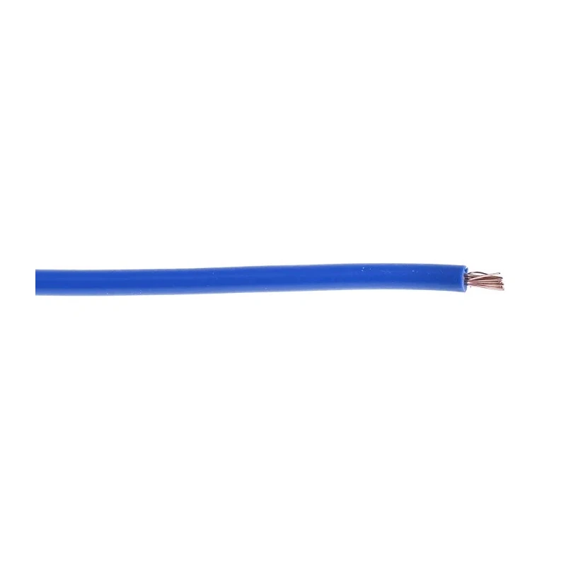 RS PRO 2491X Series Blue Hook Up Wire, 20 AWG, 16/0.2 mm Core Strands, 100 m Length, Polyvinyl Chloride Insulation 361-585