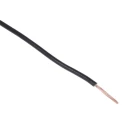 RS PRO 2491X Series Black Hook Up Wire, 18 AWG, 24x0.2 mm Core Strands, 100 m Length, PVC Jacket, 500V, Flame 361-642