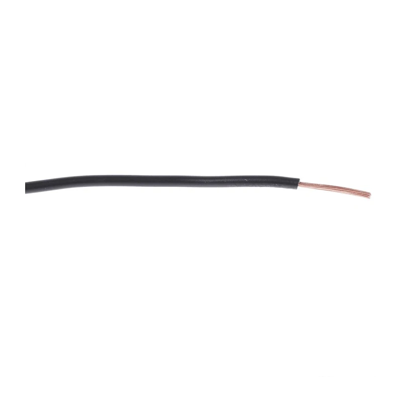 RS PRO 2491X Series Black Hook Up Wire, 18 AWG, 24x0.2 mm Core Strands, 100 m Length, PVC Jacket, 500V, Flame 361-642