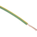 RS PRO 2491X Series Green, Yellow Hook Up Wire, 16 AWG, 30x0.25 mm Core Strands, 100 m Length 361-816