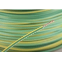 RS PRO 2491X Series Green, Yellow Hook Up Wire, 16 AWG, 30x0.25 mm Core Strands, 100 m Length 361-816
