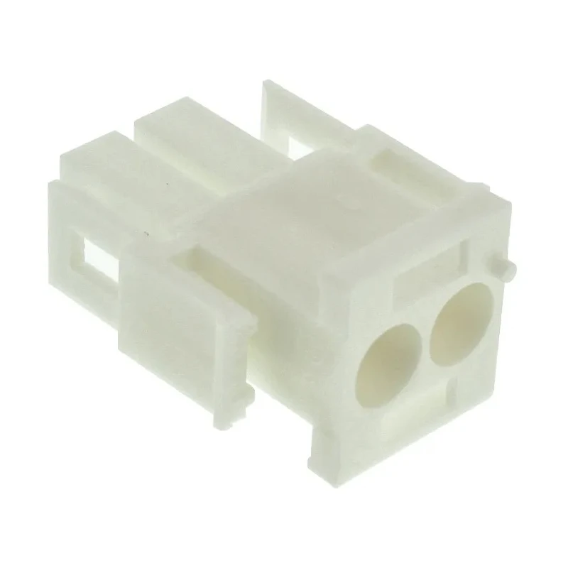 TE Connectivity Universal MATE-N-LOK Male Connector Housing 6.35 mm Pitch 2 Way 1 Row Straight 350777-4
