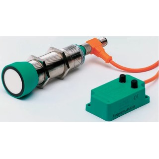 Pepperl + Fuchs Threaded Barrel Ultrasonic Proximity Sensor M30 x 1.5 4000 mm 200mA NPN 30V UB4000-30GM-E4-V15