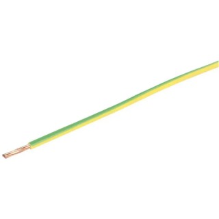 Prysmian 6491B Series Green Yellow Hook Up Wire 7/0.53 mm Core Strands 100 m Low Smoke Zero Halogen 750V 90°C 20145238