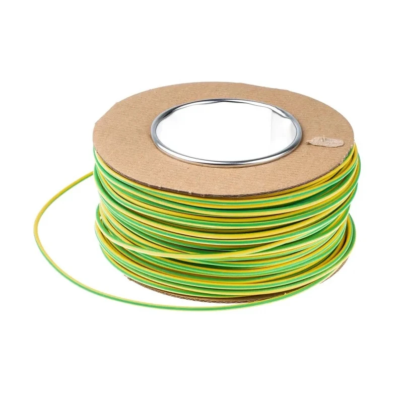 Prysmian 6491B Series Green Yellow Hook Up Wire 7/0.67 mm Core Strands 100 m Low Smoke Zero Halogen 750V 90°C 20147325