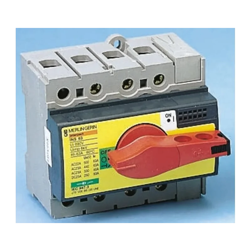 Schneider Electric 4-Pole Surface Isolator Switch, IP40, 100A, 22 kW, 3-Phase, ComPacT INS Series 28925