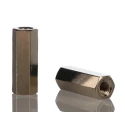 Essentra Threaded Standoff M4, 20 mm Body Brass Female/Female Hex Shape HTSB-M4-20-7-1