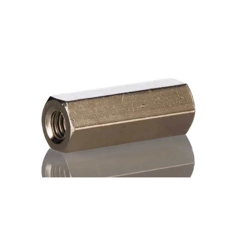 Essentra Threaded Standoff M4, 20 mm Body Brass Female/Female Hex Shape HTSB-M4-20-7-1