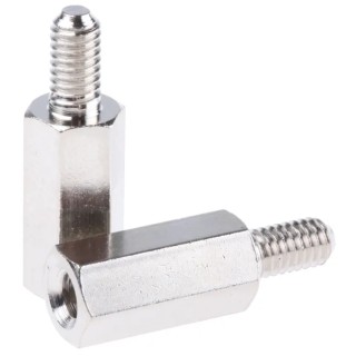 Essentra Brass Hex Standoff M4 Thread Size, 15 mm Length HTSB-M4-15-7-2