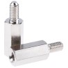 Essentra Brass Hex Standoff M4 Thread Size, 15 mm Length HTSB-M4-15-7-2