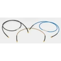 RS PRO 1 m RG233 Coaxial Cable 50 Ω Black Terminated RG233