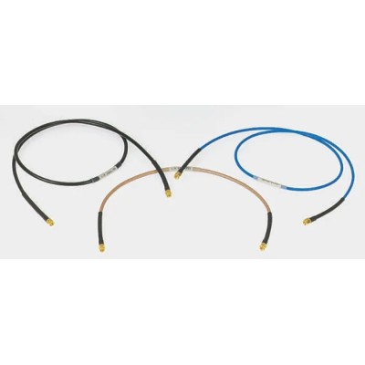 RS PRO 1 m RG233 Coaxial Cable 50 Ω Black Terminated RG233