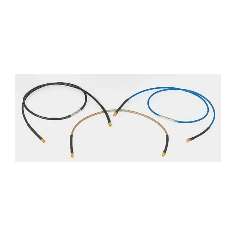 RS PRO 1 m RG233 Coaxial Cable 50 Ω Black Terminated RG233