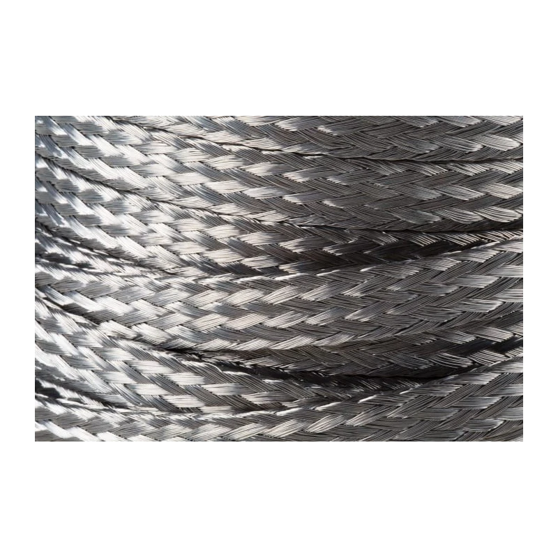 RS PRO Braided Wire 9.05 mm² CSA 24 x 12 x 0.20 mm 25 m Tin Copper Wire BS4109 365-559