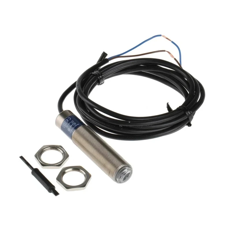 Telemecanique Sensors Diffuse Photoelectric Sensor Barrel Style 120 mm Detection Range Relay Output IP67 XU8M18MA230
