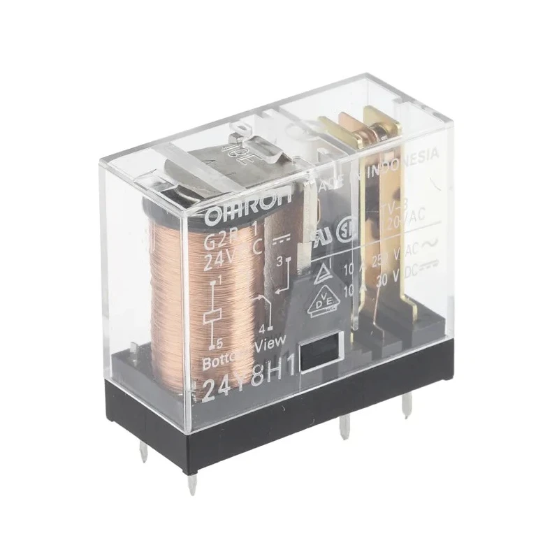 Omron PCB Power Relay, 24V dc Coil, 10A Switching Current, SPDT G2R-1 DC24