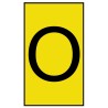 HellermannTyton Ovalgrip Slide-On Cable Marker Black Pre-Printed 'O' for 1.7mm to 3.6mm Cable Diameter 901-10159