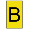 HellermannTyton Ovalgrip Slide-On Cable Marker, Black, Pre-Printed Legend "B", Fits 2.5-6 mm Cable Diameter 901-10184