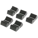 Sifam Black Potentiometer Knob for 6 mm Shaft Axial, Nylon Material, White Indicator 4/02 LK150 08
