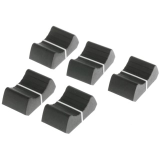 Sifam Black Potentiometer Knob for 6 mm Shaft Axial, Nylon Material, White Indicator 4/02 LK150 08