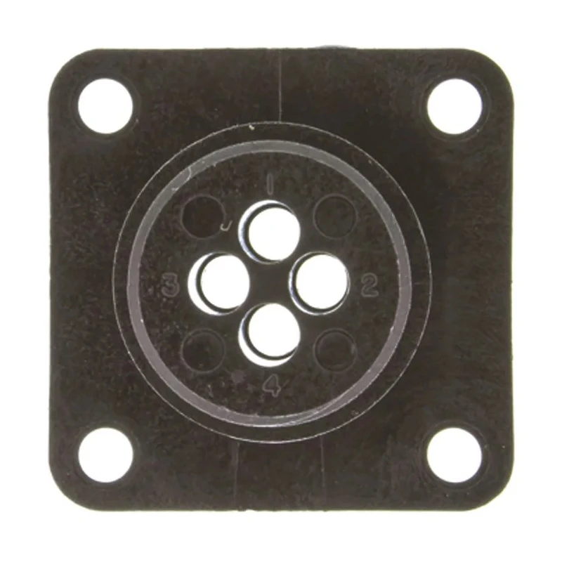 TE Connectivity Circular Connector 4 Contacts Panel Mount Socket Male 600V Straight CPC Series 206061-1