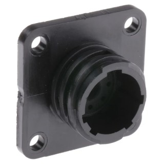 TE Connectivity Circular Connector 9 Contacts Panel Mount Socket Male Thermoplastic Housing 250V 7.5A CPC Series 206486-1