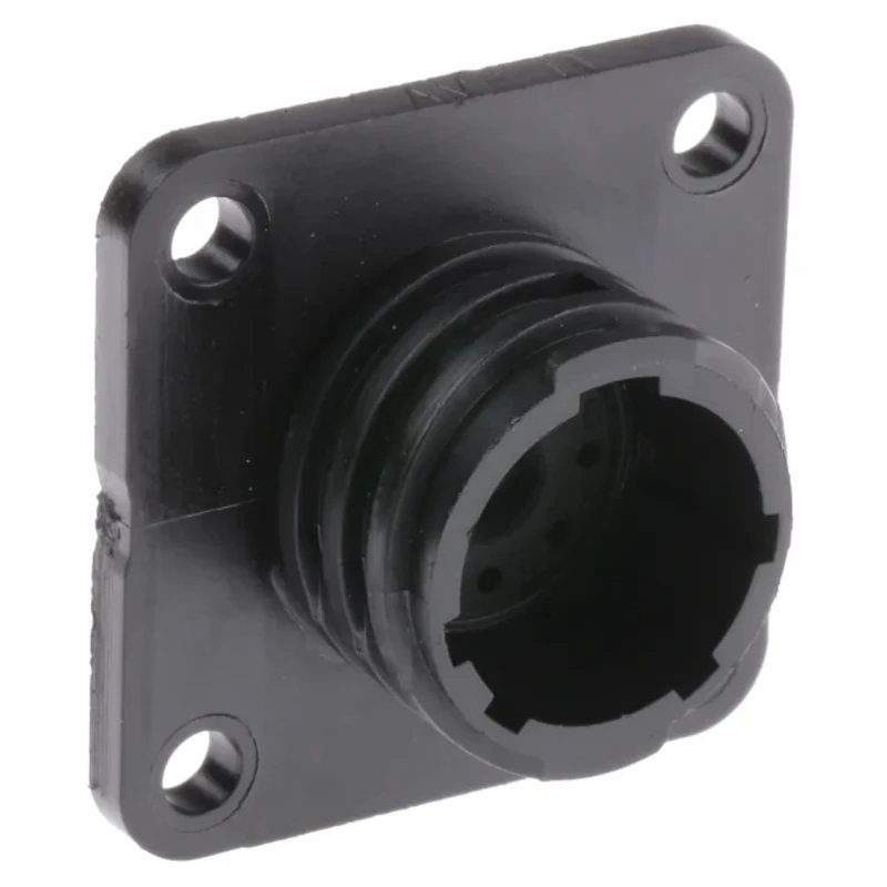 TE Connectivity Circular Connector 9 Contacts Panel Mount Socket Male Thermoplastic Housing 250V 7.5A CPC Series 206486-1