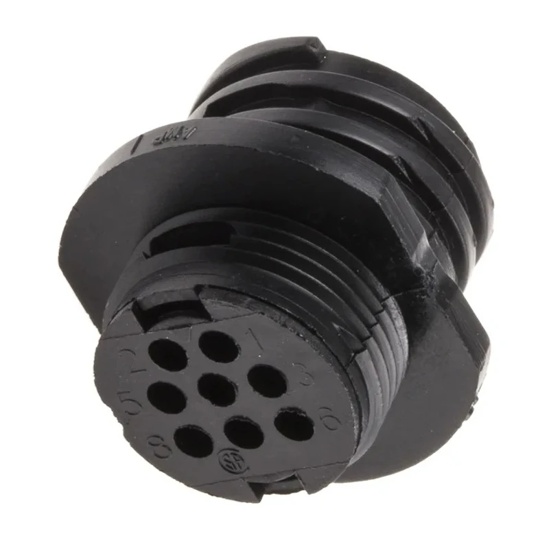 TE Connectivity Circular Connector Cable Socket Male 8 Contacts 250V 7.5A IP67 Thermoplastic Housing CPC Series 205841-2