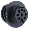TE Connectivity Circular Connector 9 Contacts Cable Standard Socket Male 2 Series 206486-2