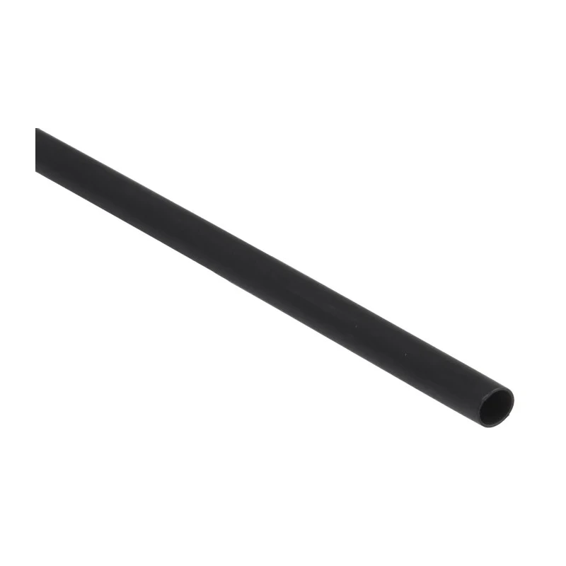 RS PRO Black Halogen Free Heat Shrink Tubing 3 mm Sleeve Diameter x 1.2 m Length 3:1 Ratio 281-2811
