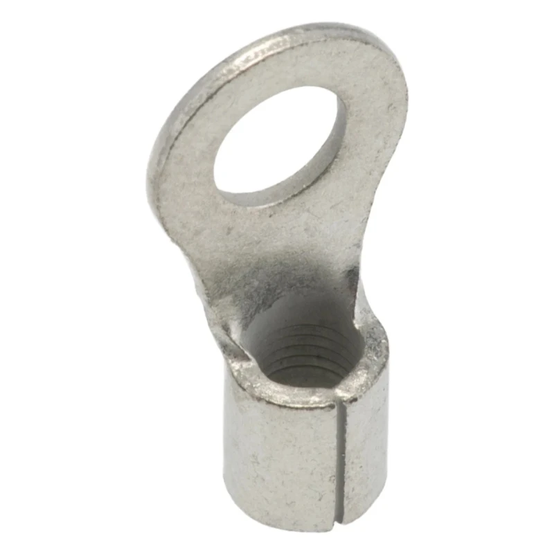 TE Connectivity Solistrand Uninsulated Crimp Ring Terminal M5 Stud Size 12 AWG 10 AWG Wire Size 33457