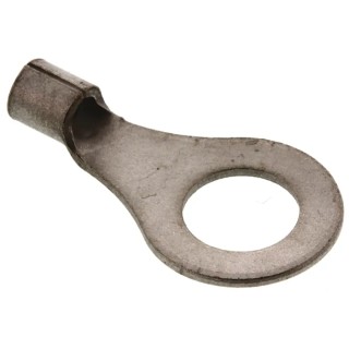 RS PRO Solistrand Uninsulated Crimp Ring Terminal M6 Stud Size 16 AWG 14 AWG Wire Size 34124