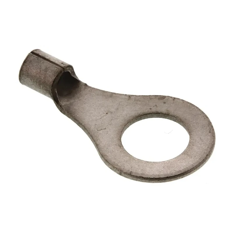 RS PRO Solistrand Uninsulated Crimp Ring Terminal M6 Stud Size 16 AWG 14 AWG Wire Size 34124