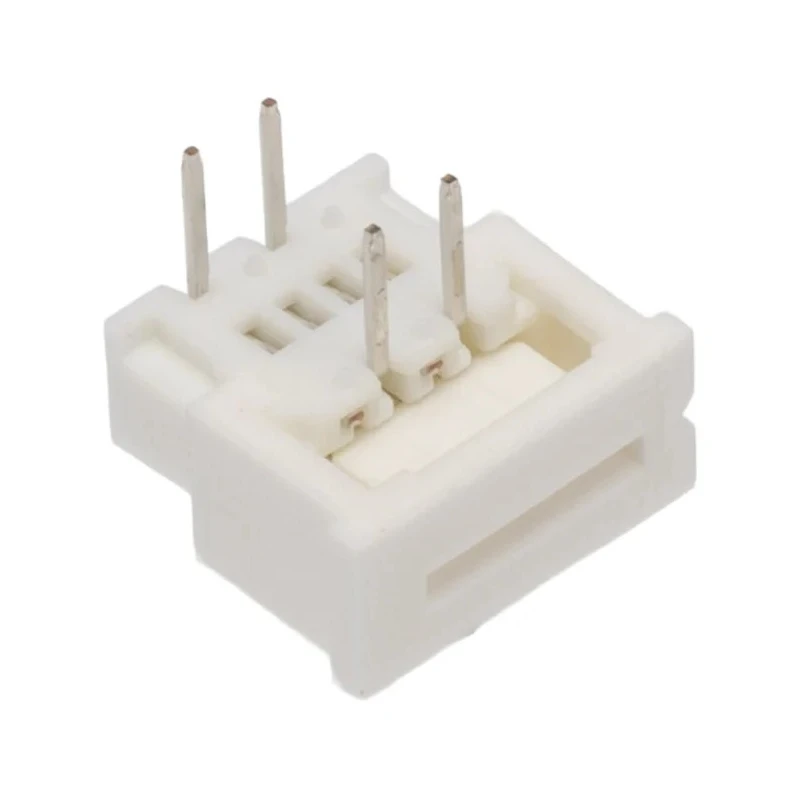 Molex 1.25 mm Pitch 4 Way Right Angle Female FPC Connector Through Hole Solder 39-53-2044