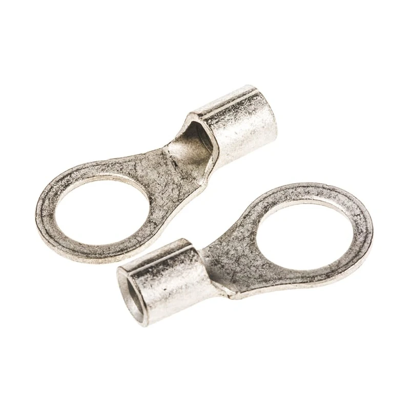 TE Connectivity Solistrand Uninsulated Crimp Ring Terminal M10 Stud Size 8 AWG 8 AWG Wire Size 160056