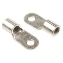 RS PRO Solistrand Uninsulated Crimp Ring Terminal M5 Stud Size 6 AWG Wire Size 130552
