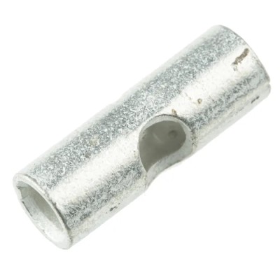 TE Connectivity Solistrand Uninsulated Tin-Plated Copper Butt Splice Connector 8 AWG 36906