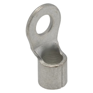 RS PRO Solistrand Uninsulated Crimp Ring Terminal M8 Stud Size 4 AWG 170°C 33470